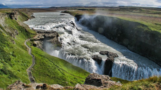 GULLFOSS FALLS, ICELAND