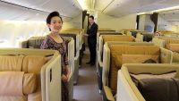 review singapore airlines boeing 777 business class