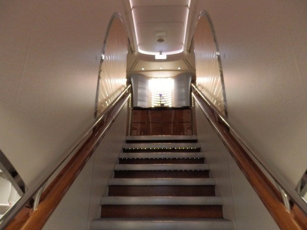 STAIRS TO UPPER DECK