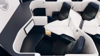 Review of world's best Business Class seat - Air France Boeing 777 new bulkhead suite