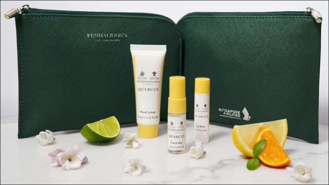 SINGAPORE AIRLINES BUSINESS CLASS AMENITY KIT